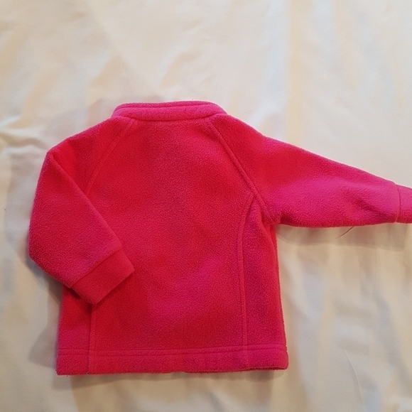 Columbia girls 3-6 months fleece zip up jacket - Picture 3 of 4